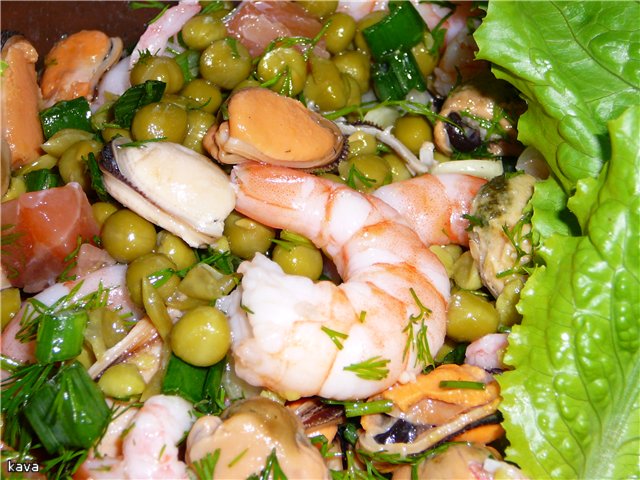 Hal saláta gyengédség