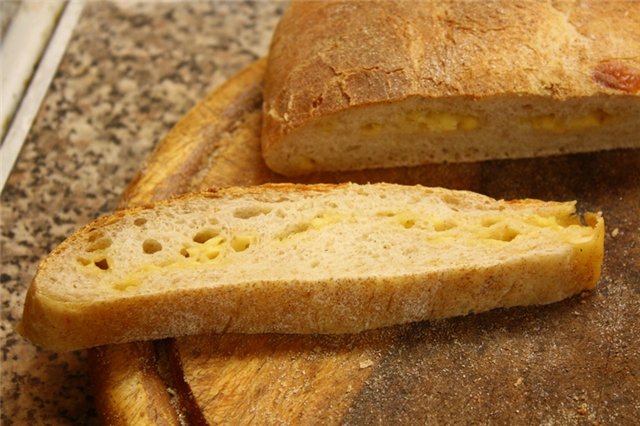 Ciabatta (kneading in a bread maker)