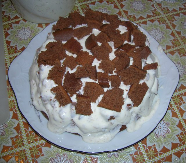 Blond torta csokoládéban