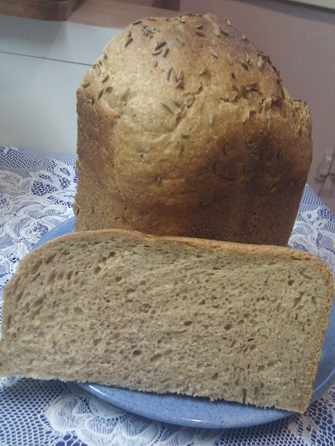 Wheat-rye 50:50 without sourdough and malt (bread maker)