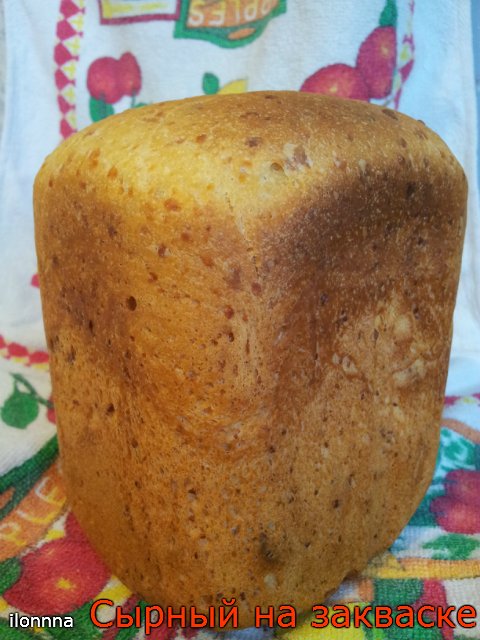 Cheese unpaired sourdough bread