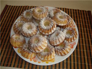 Muffins con cerezas secas