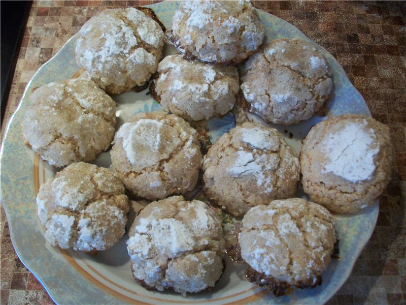 Amandel-oranje koekjes