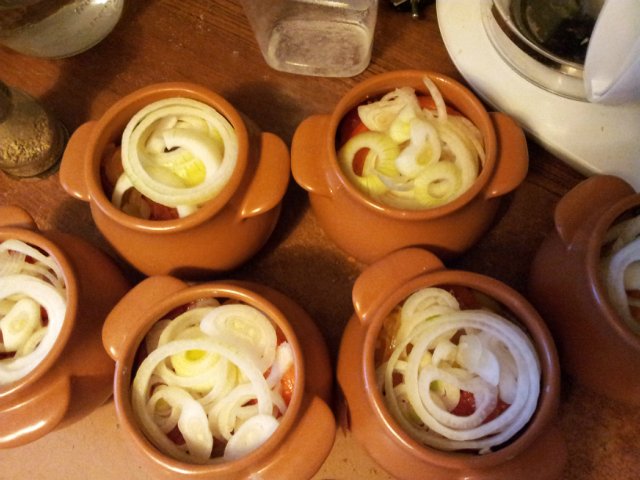 Fish in pots
