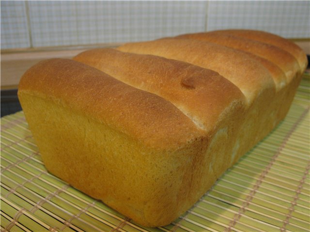 לחם חיטה "שמנת" (תנור)