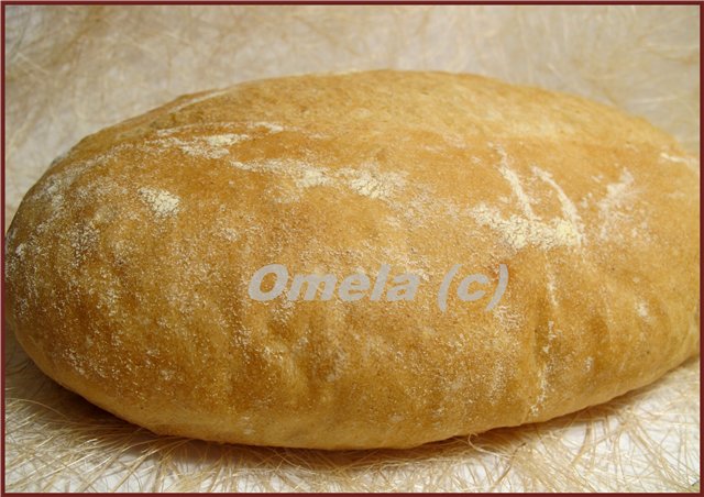 Wheat bread "Imperial" in the oven