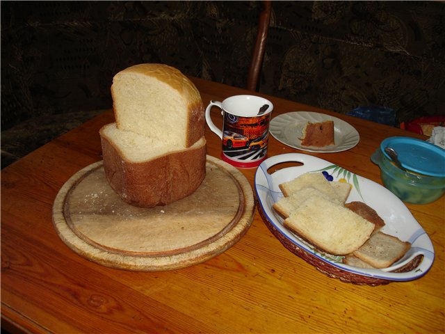 Weens brood van Richard Bertinet in een broodmachine