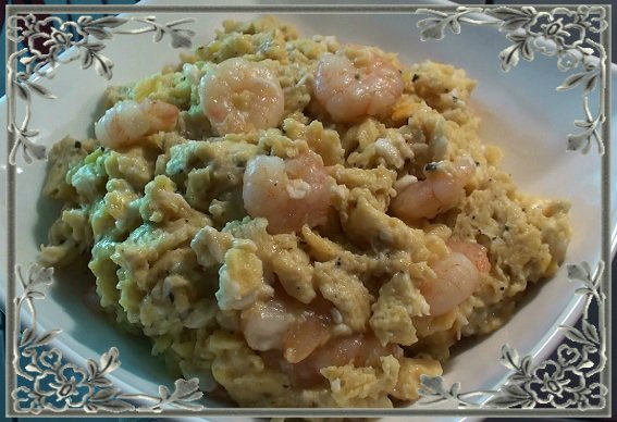 Scrambled Egg with Shrimps and Cheese (Brand 37501)