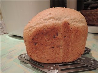 Chleb pszenny z kaszą zbożową i płatkami zbożowymi (piekarnik)