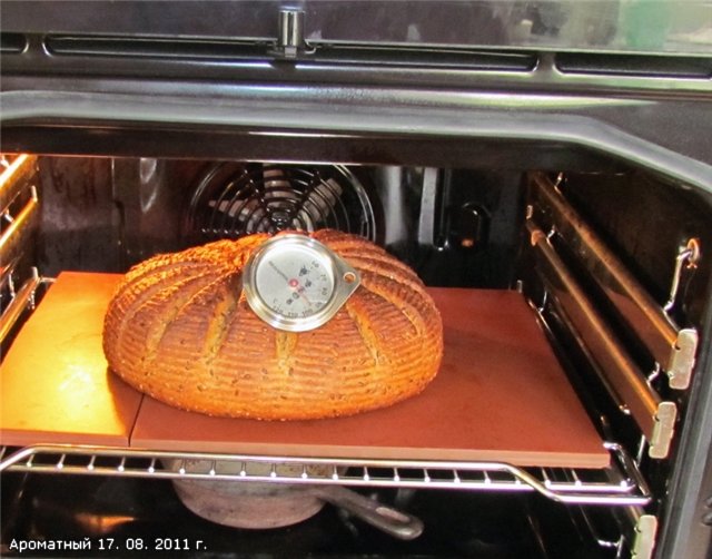 Pane di segale aromatico a lievitazione naturale al forno
