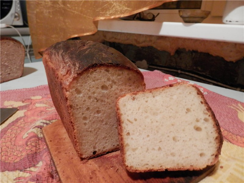 Pane di grano "Lacy" con lievito madre