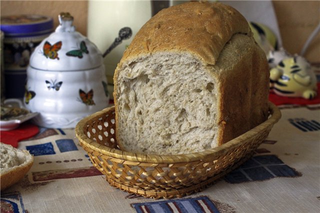 خبز بسيط جدا مع دقيق الجاودار كل يوم
