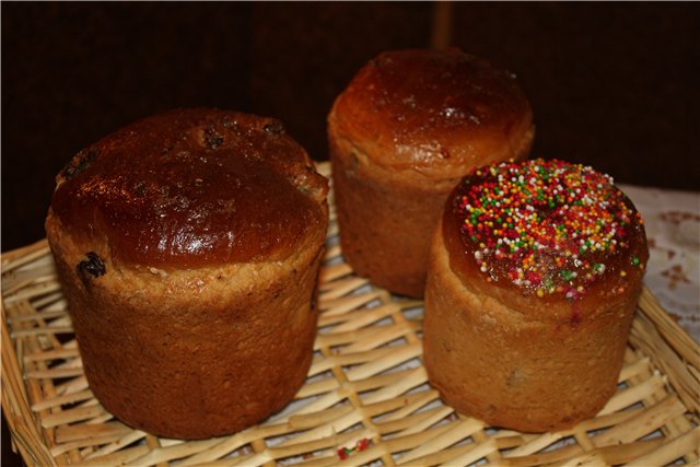 Jerusalem Easter cake (recipe for bread maker)