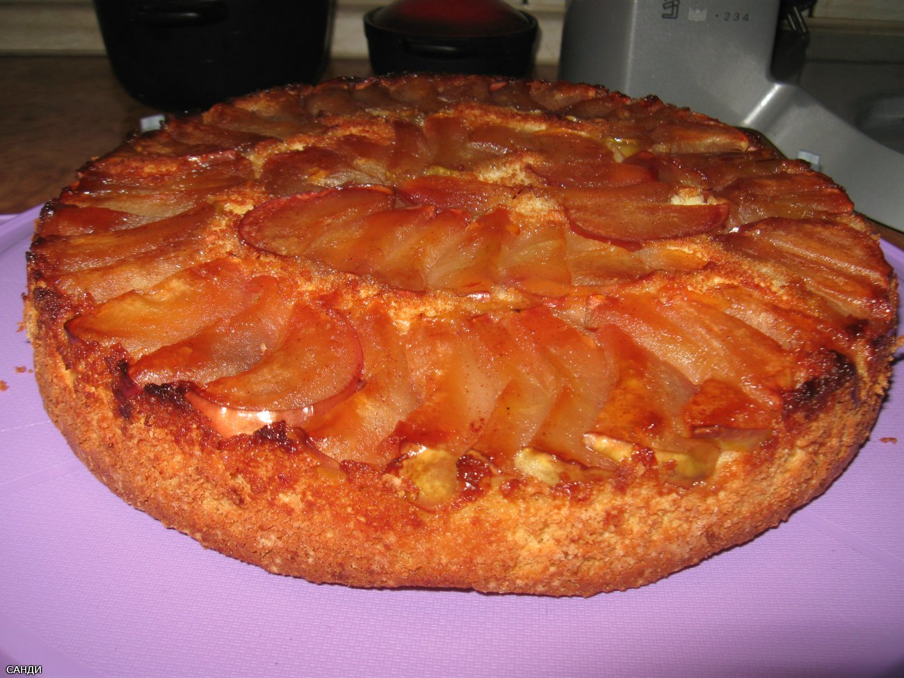 עוגת תפוחים ענבר מבית ת.ל. טולסטוי