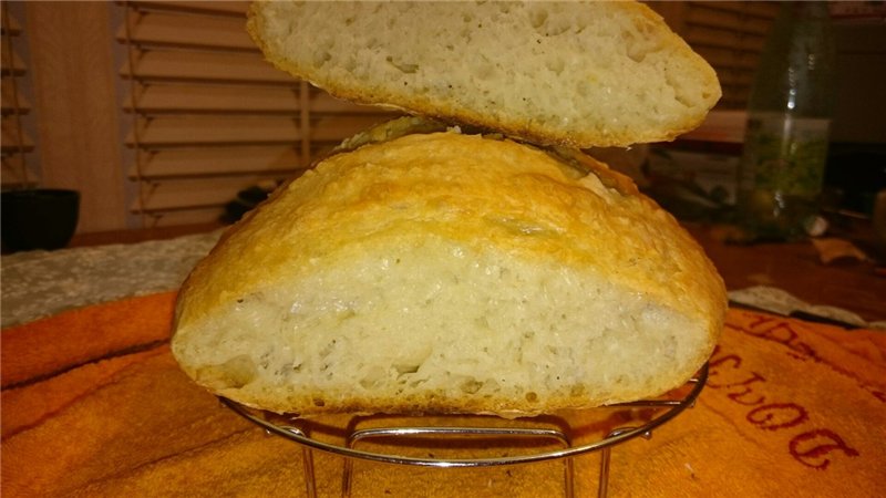Chleb rzemieślniczy bez ugniatania