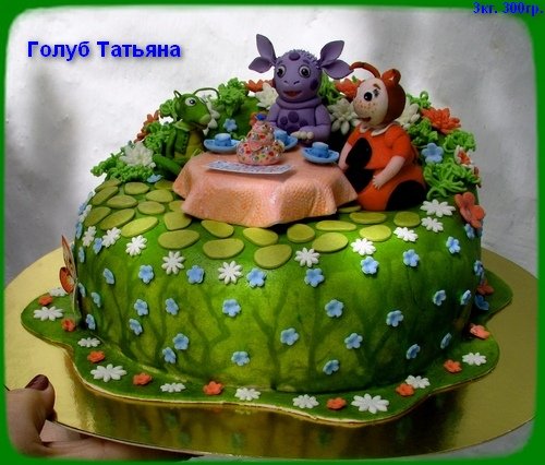 עוגות המבוססות על הסרט המצויר Luntik