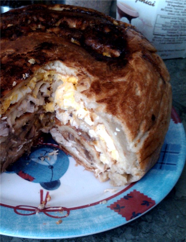 עוגת פנקייק קורניק בצורת סטדלר רב-קוקית