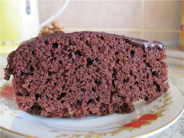 Chude ciasto czekoladowe z ziarnami pieprzu (Aurora multicooker)