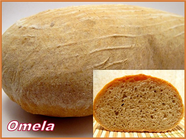 לחם חיטה מאת מנואל פלכה (תנור)