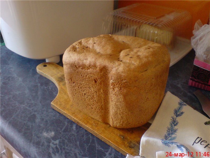 Darnytsia bread for husband (bread maker)