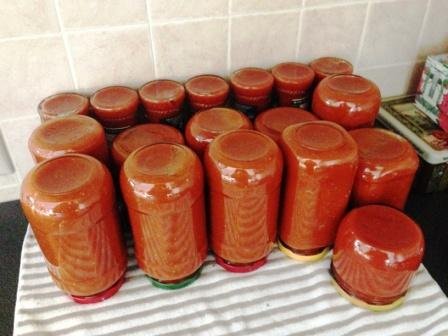 Ketchup Tan fácil como pelar peras