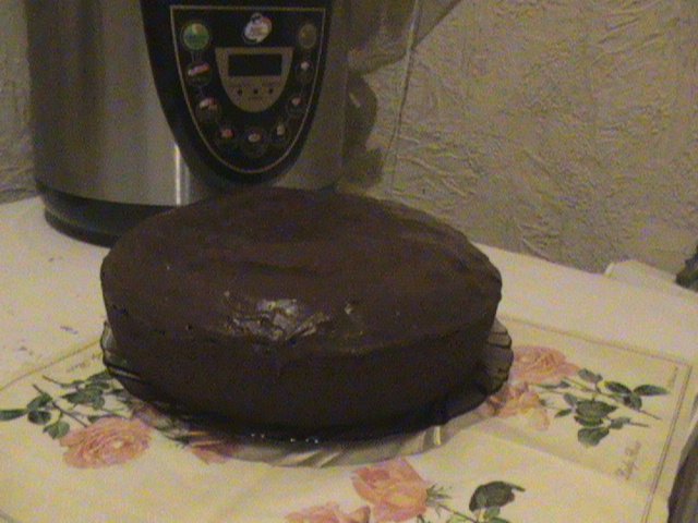 Chocolate muffin with prunes (Brand 6050 pressure cooker).