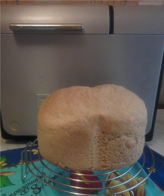 Rustykalny chleb w wypiekaczu do chleba (od Link)