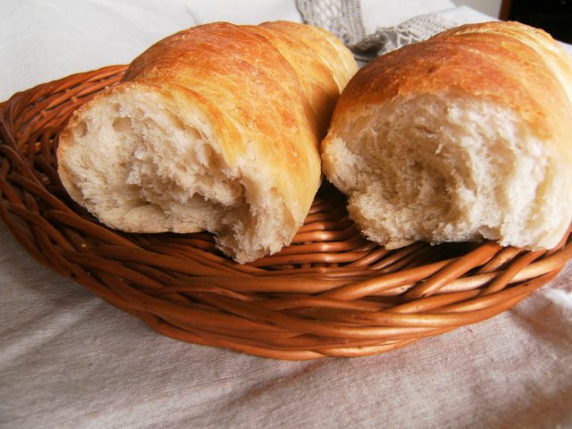 לחם צרפתי מבורק (יצרנית לחם או תנור)