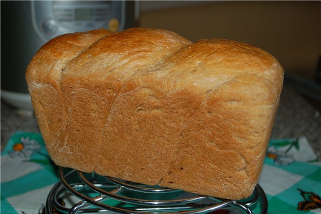 לחם כוסמת עם מחמצת כוסמת