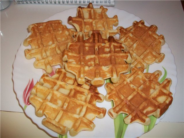 Waffles de cuajada