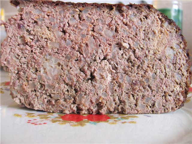 Liver cake Pechera (multicooker DEX)