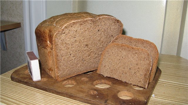 Czarny chleb piwny (wypiekacz do chleba)