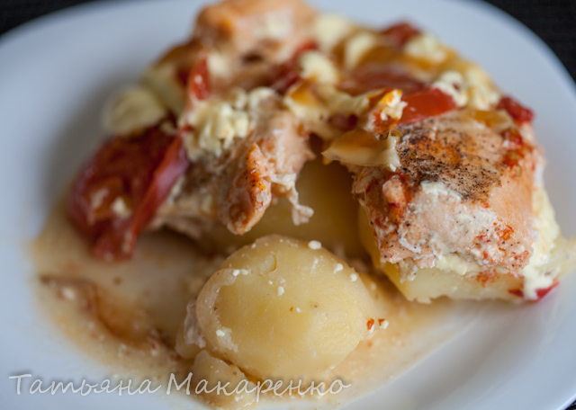 Fish and potatoes with cheese (Steba DD1)