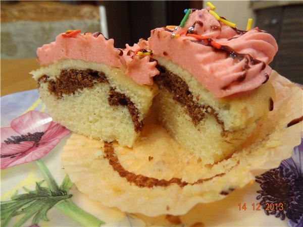 Krémsajtos cupcakes
