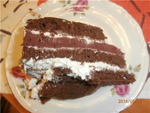 עוגת פירות יער שוקולד