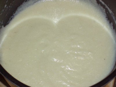 Semolina porridge in manual mode in a Brand 701 multicooker