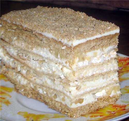 Wafel Oscar-cake