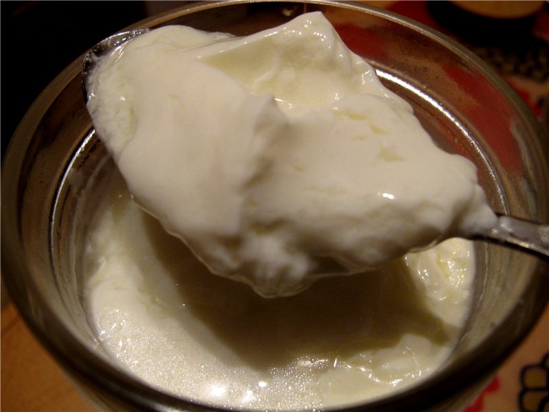 Yoghurt in Brand 3812 ice cream maker