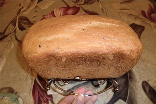 Oat-corn bread (bread maker)