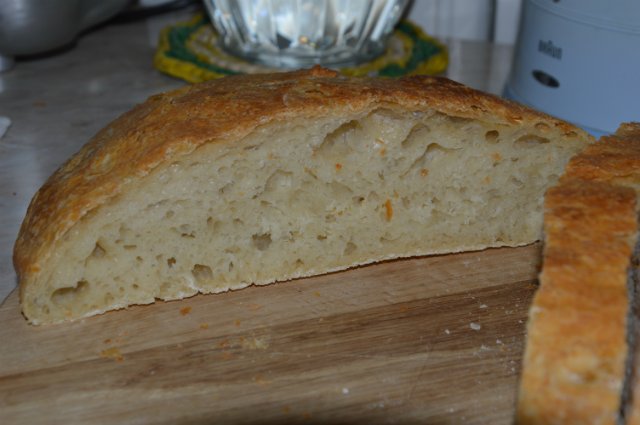 Wheat bread Pain Rustique (in the oven)