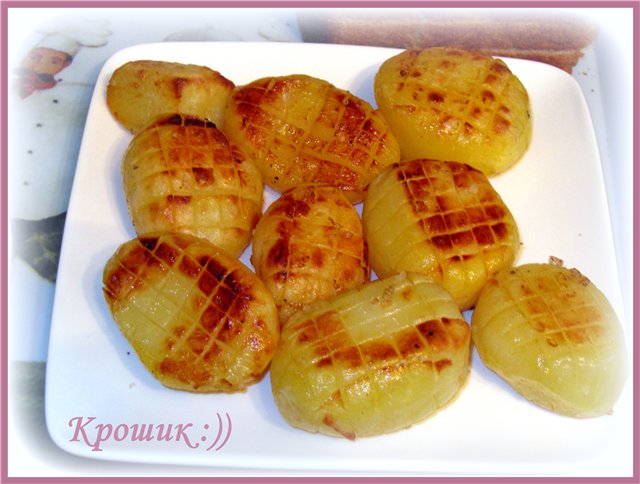 Pieczone ziemniaki w zamrażarce