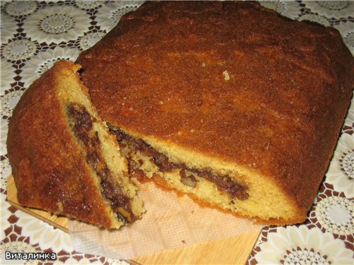 Torta di panna acida americana per caffè (torta al caffè con panna acida)