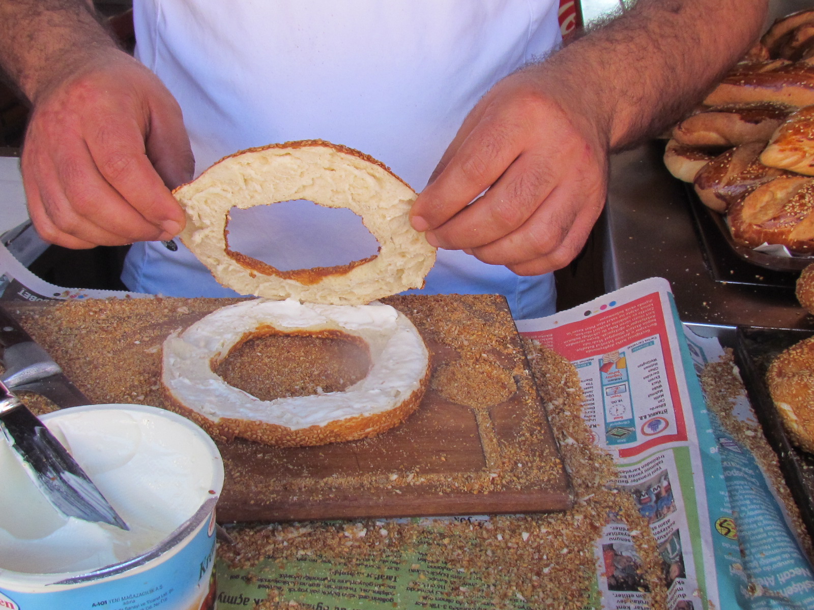 Turkish bagels (Simity)