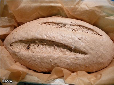Amasar y hornear pan de trigo y centeno con masa madre (clase magistral)