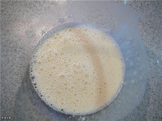 Converting liquid sourdough to thick
