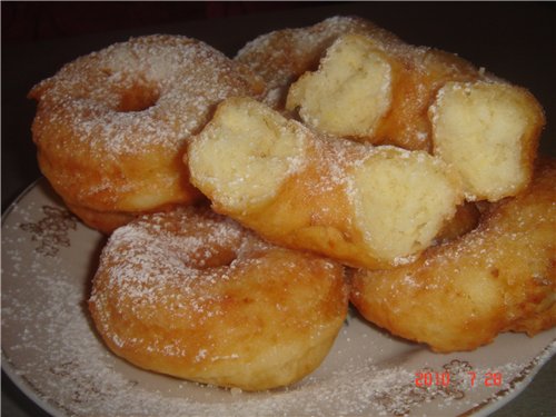 Curd donuts
