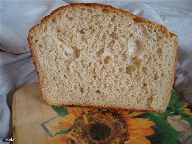 Corn-buckwheat bread