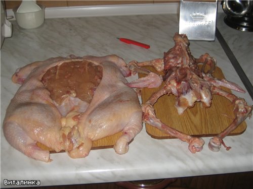 Pollo relleno quirúrgico-nostálgico (clase magistral)