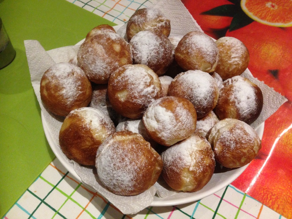 Moskou-donuts (recept voor horecagelegenheden, 1955)