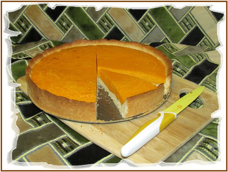 Pumpkin and cottage cheese pie